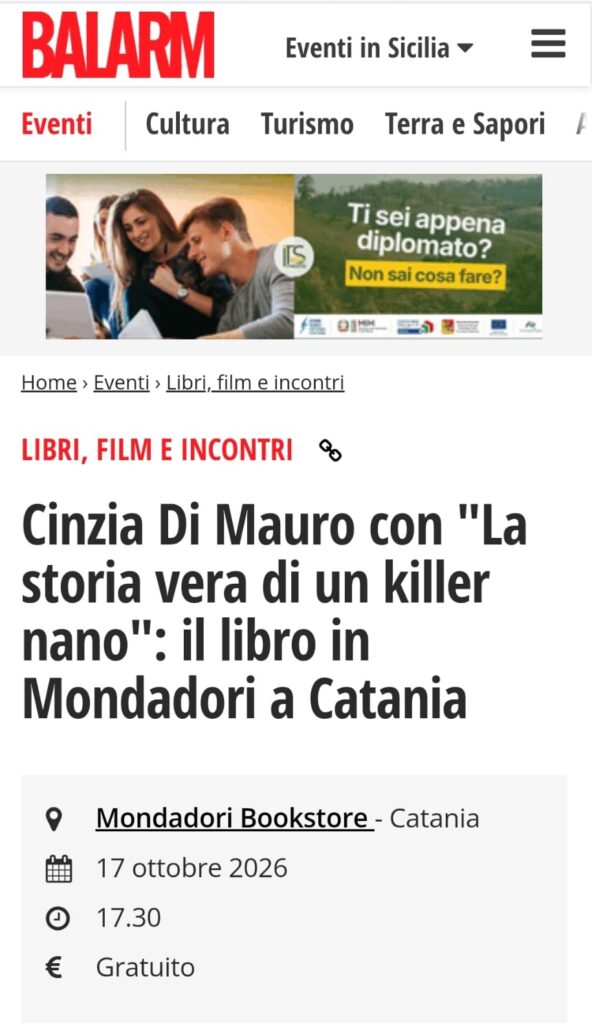 Presentazione del Killer Nano su Balarm